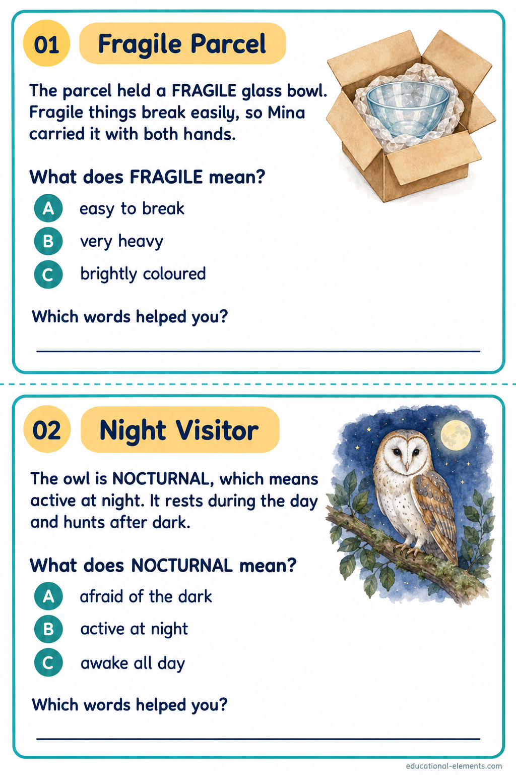 Preview of Context Clues Word Detectives